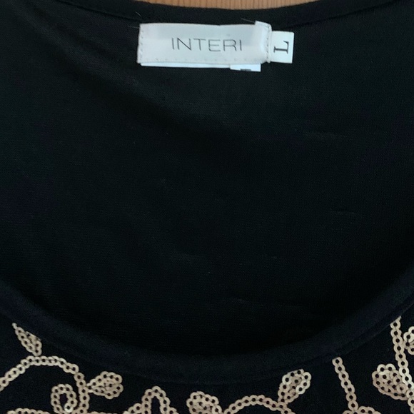 Women’s black and gold sequinned dress - Picture 4 of 4